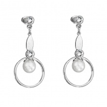 Náušnice Sole Perla White Pearl SWAROVSKI