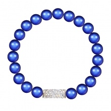 Náramek natahovací s perlami Dark Blue SWAROVSKI Náramek natahovací s perlami Dark Blue SWAROVSKI