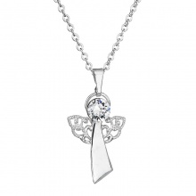 Necklace angel of faith crystal FABOS