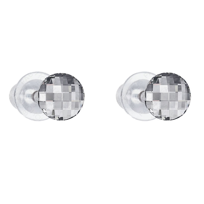 Náušnice Kolečko 6mm Crystal SWAROVSKI