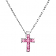 Náhrdelník Malý křížek Rose SWAROVSKI