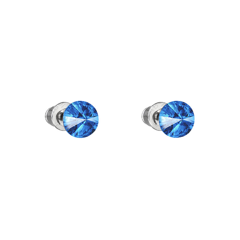 Náušnice Rivoli 6mm Sapphire SWAROVSKI