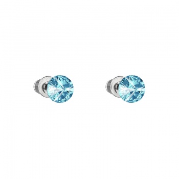 Náušnice Rivoli 6mm Aquamarine SWAROVSKI