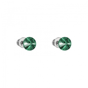 Náušnice Rivoli 6mm Emerald SWAROVSKI