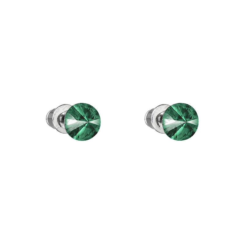 Náušnice Rivoli 6mm Emerald SWAROVSKI