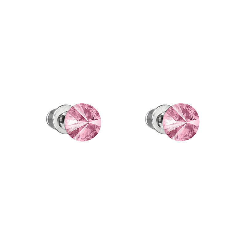 Náušnice Rivoli 6mm Light Rose SWAROVSKI