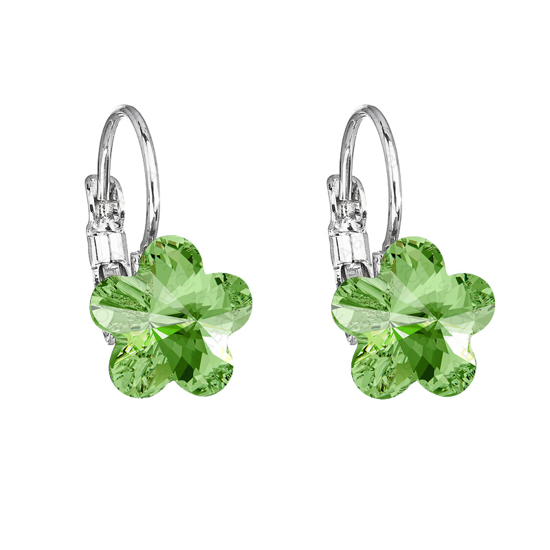 Náušnice Kytička Peridot FABOS Náušnice Kytička Peridot FABOS