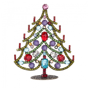 Dekorace vánoční stromek smrk tlustý FABOS