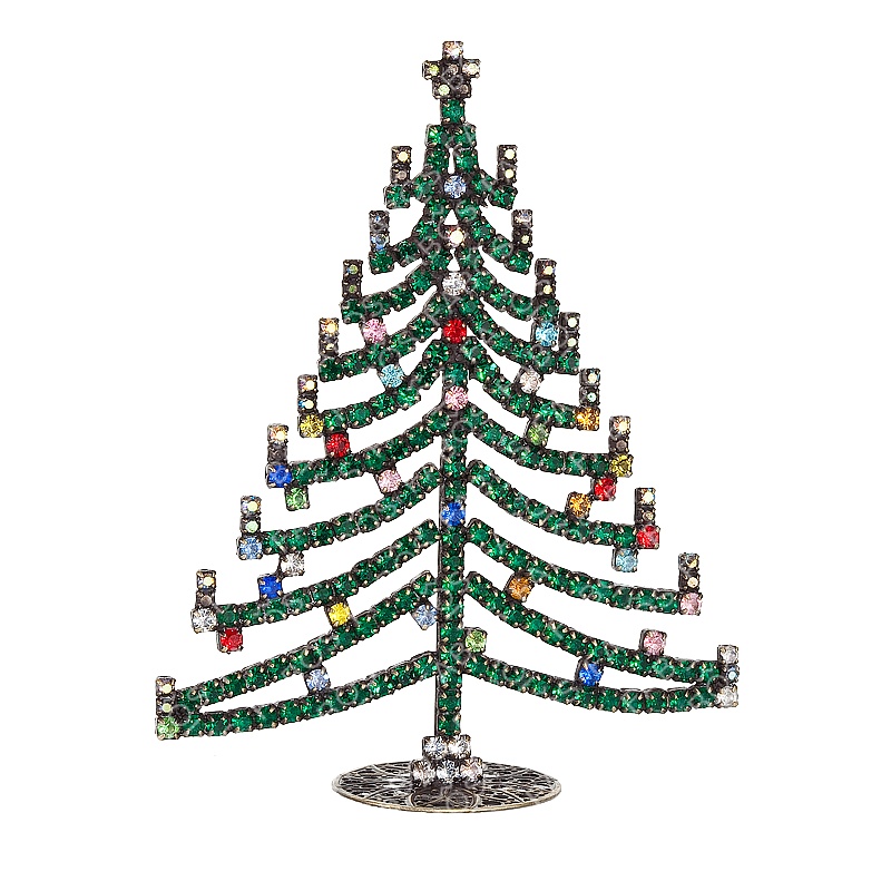 Decoration Christmas tree spruce tall FABOS