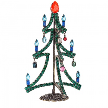 Dekorace vánoční stromek smrk 3D FABOS