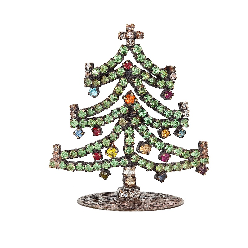 Dekorace vánoční stromek smrk malý FABOS
