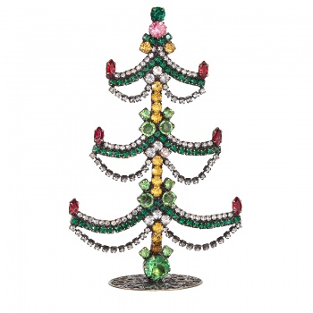 Décoration sapin de Noël Épicéa avec guirlande FABOS