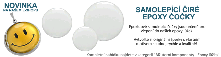 eshop, fabos, epoxid, epoxy, cocka, luzko, sperky, jablonec, samolepici